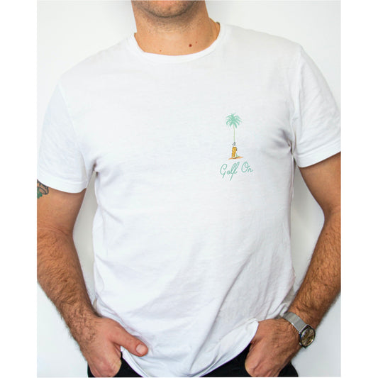 Golf On Mint Shirt